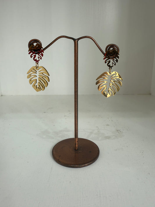 Leaf earrings